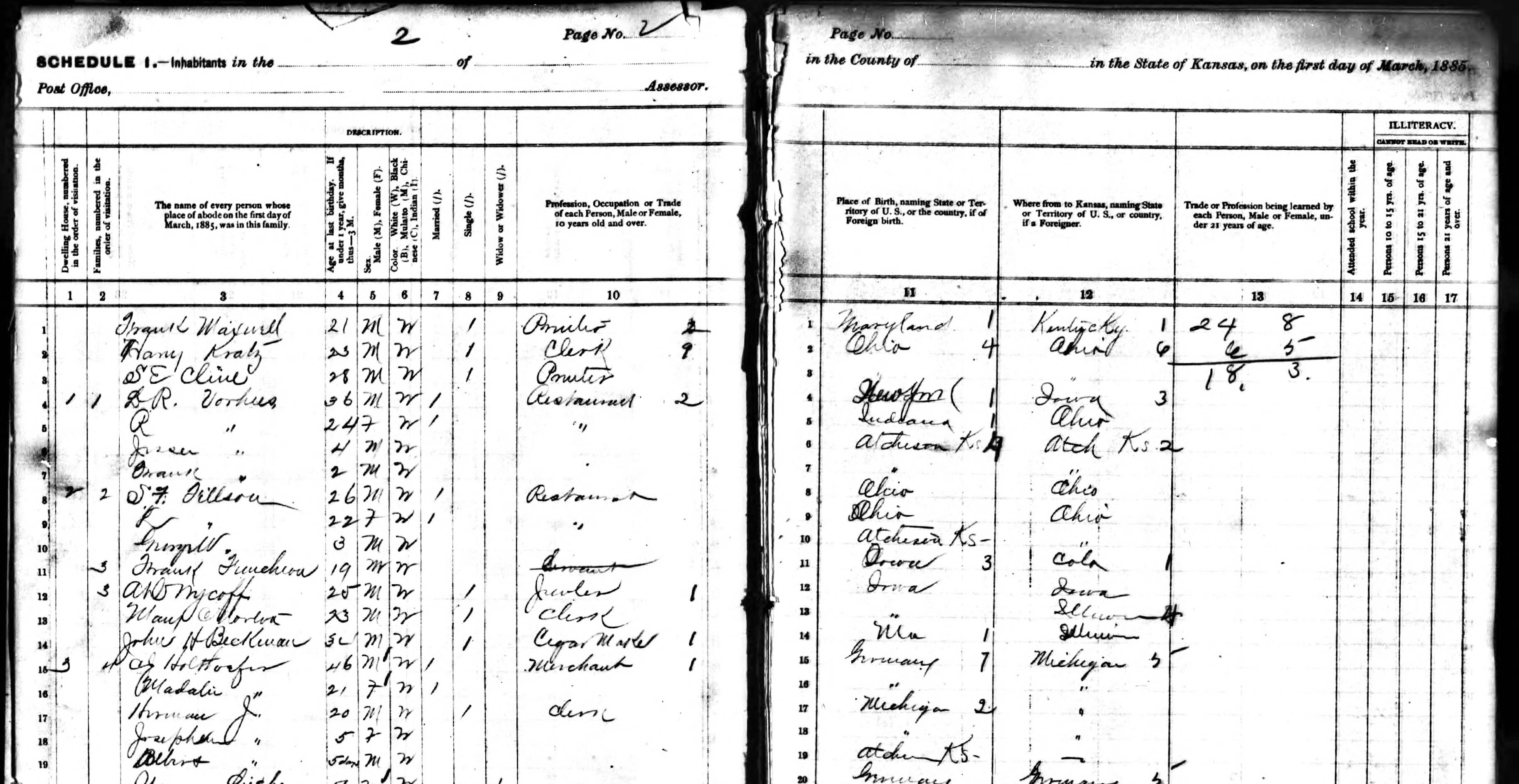 1890 Census Form.pdf Substitutes For The Lost 1890 U.S. Federal Census - PDF eBook – Family ...