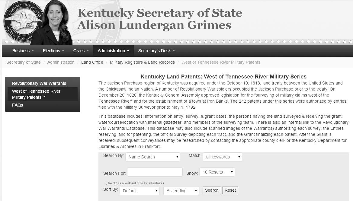 Kentucky Censuses & Substitute Name Lists 1773-2000, Second Edition - SOFTBOUND