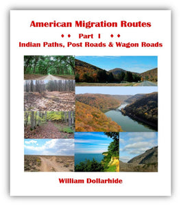 PDF eBook -American Migration Routes Part I - Indian Paths, Post Roads & Wagon Roads