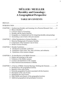 Muller/Mueller Heraldry and Genealogy: A Geographical Perspective