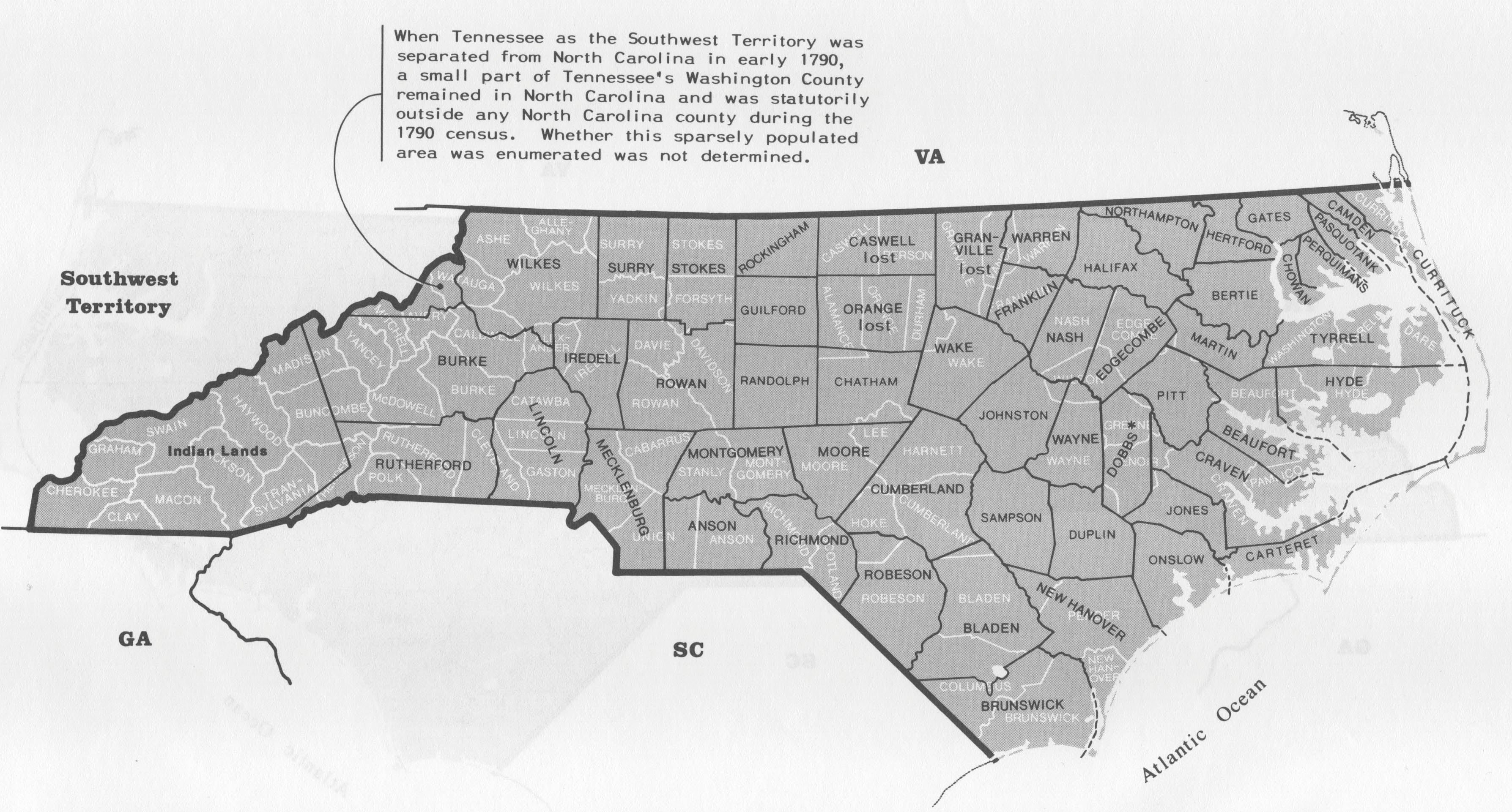 North Carolina Censuses & Substitute Name Lists 1660-2011 - SOFTBOUND