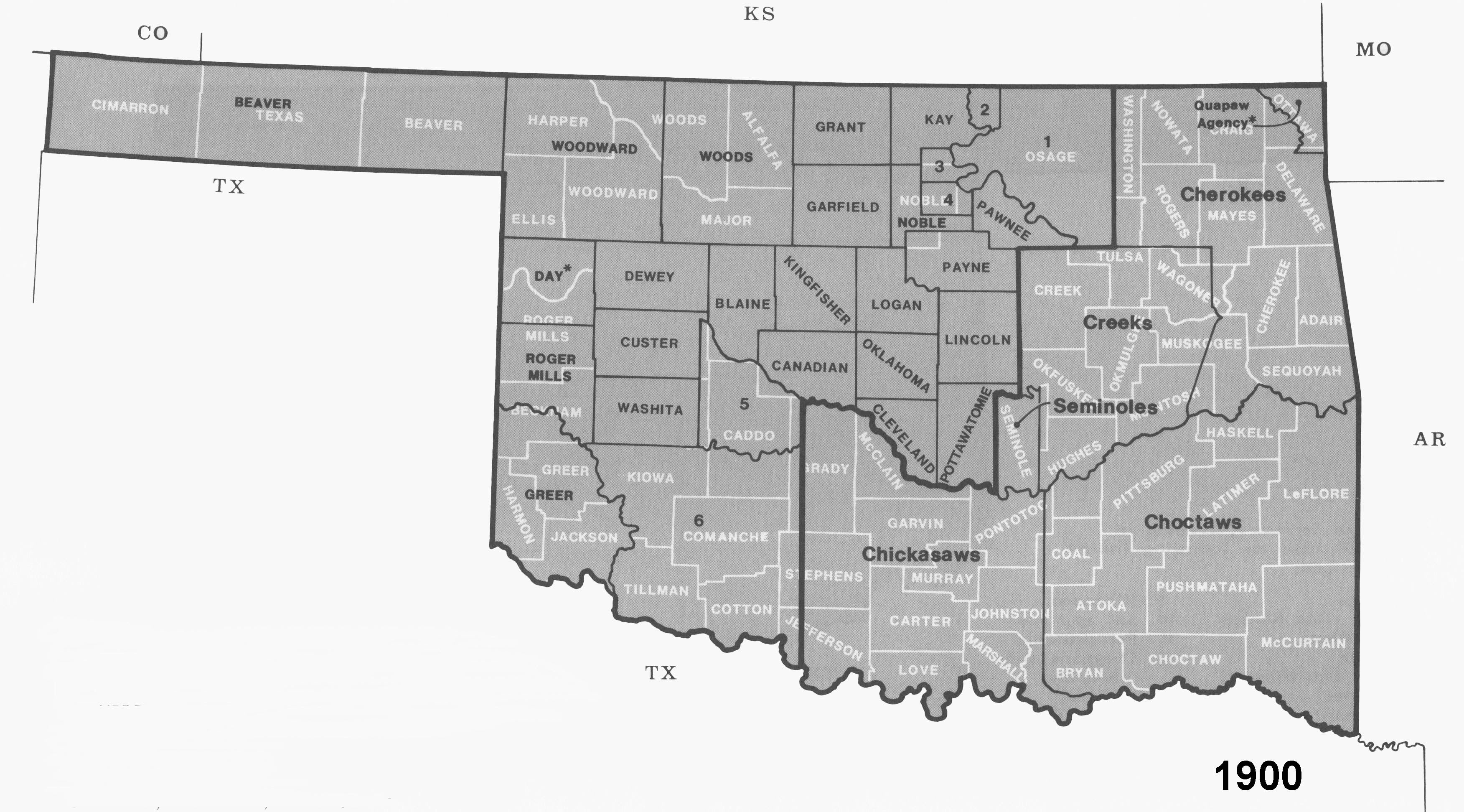 Oklahoma Censuses & Substitute Name Lists 1828-2012 - SOFTBOUND