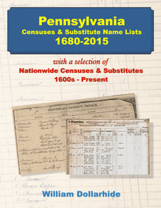 Pennsylvania Censuses & Substitute Name Lists 1680-2015 - SOFTBOUND