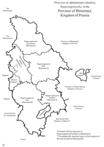 Map Guide to German Parish Registers - Vol 11 - Rhineland I - RB Aachen & Düsseldorf - PDF eBook