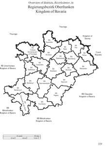 Map Guide to German Parish Registers - Vol 15 - Bavaria II - RB Oberfranken - SOFTBOUND