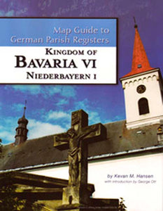 Map Guide to German Parish Registers Vol 19 - Bavaria VI - RB Niederbayern I - PDF eBook