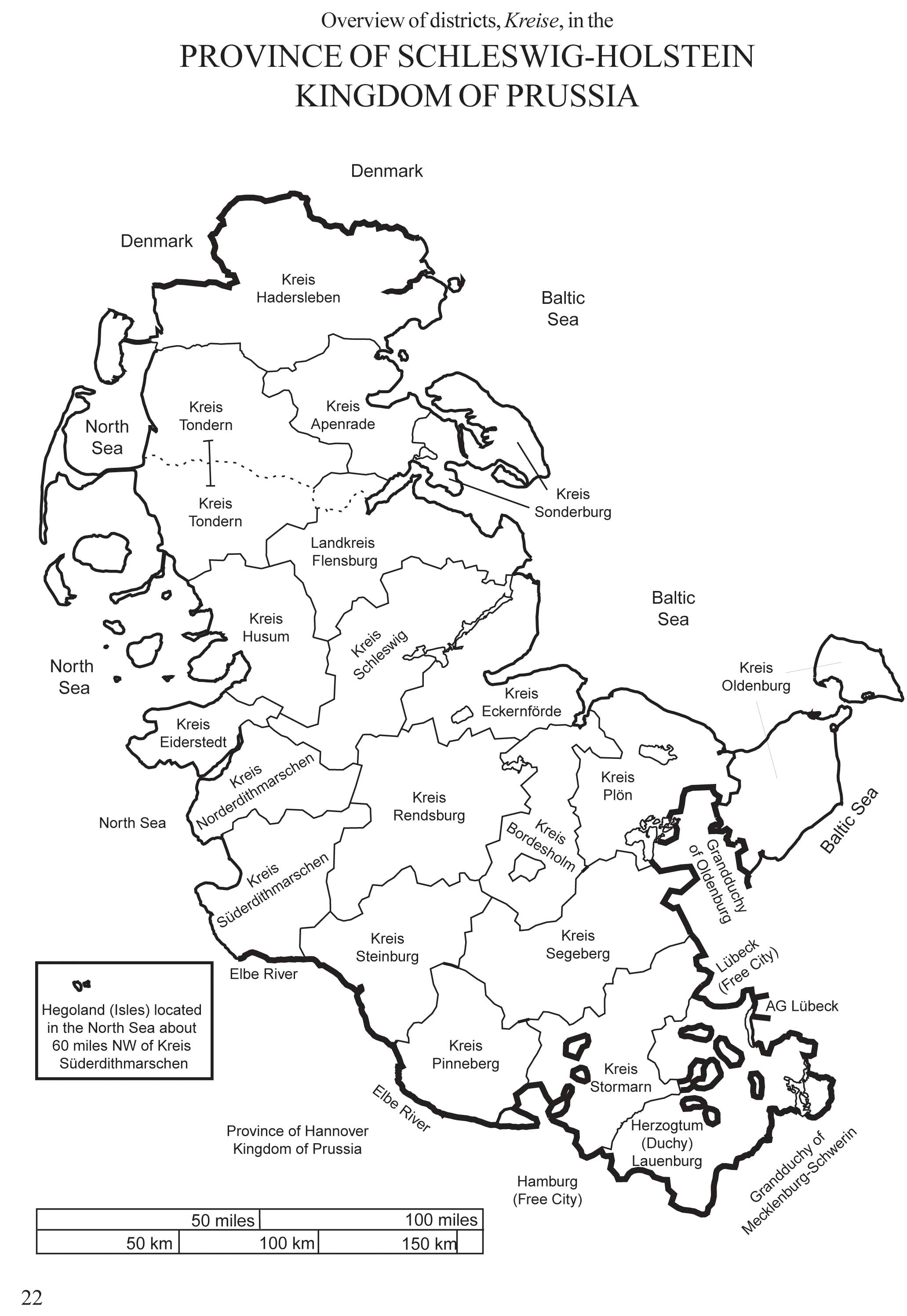 Map Guide To German Parish Registers Vol. 4 - Oldenburg & Schleswig-Holstein - PDF eBook