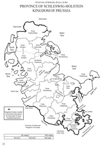 Map Guide to German Parish Registers - Vol. 4 - Oldenburg & Schleswig-Holstein - SOFTBOUND