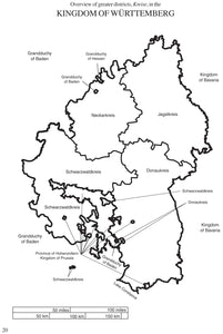 Map Guide to German Parish Registers - Vol. 8 - Württemberg IV – Donaukreis - HARDBOUND