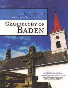 Map Guide to German Parish Registers, Grandduchy of Baden - Vol. 2 - DAMAGED