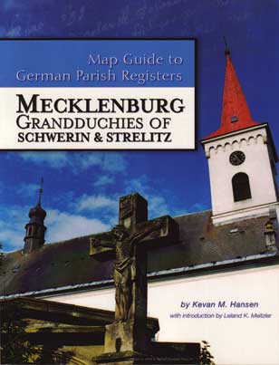 Map Guide to German Parish Registers, Mecklenburg - Schwerin & Strelitz - Vol. 3 - DAMAGED