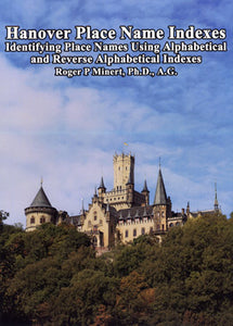 Hanover Place Name Indexes: Identifying Place Names Using Alphabetical And Reverse Alphabetical Indexes - Germany