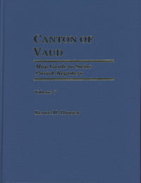 Map Guide To Swiss Parish Registers - Vol. 7 - Canton Of Vaud (Waadt) Hardbound
