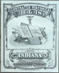 Illustrated Historical Atlas of the State of Indiana; Maps of Indiana Counties in 1876