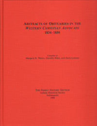 Abstracts of Obituaries in the Western Christian Advocate, 1834-1850 - Indiana