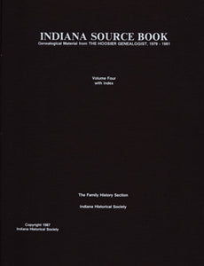 Indiana Source Book Vol. 4 With Index